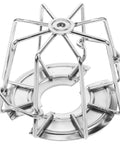 Robust Fire Sprinkler Guard 2 75 Inch Universal Head Cover KnockOut Bump Shield in durable metal for flush wall setup.