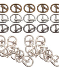 Miniature Doll Belt Buckles Set 150 Pieces Alloy Locking Buckles In Silver, Gunmetal, And Antique Copper For Do It Yourself Doll Clothes