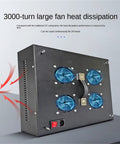 Badass 720W Uv Led Curing Light 365Nm 395Nm 405Nm with large fan heat dissipation, features 4 cooling fans for optimal performance.