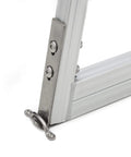 3 Step Marine Boarding Ladder With No Fuss Removable Aluminum Build And Quick Release Mounting For Easy Snap On Snap Off Access On Boat Or Dock Built Tough For Saltwater And Wet Environments, aluminum mount close-up