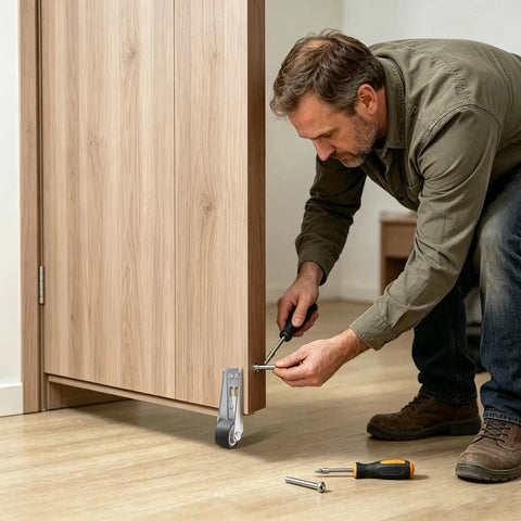 Installing Heavy Duty Door Caster Wheels For Drooping Doors With Quiet Bearings And Multi Mount Support Tool Free Quick Install Rolling Door