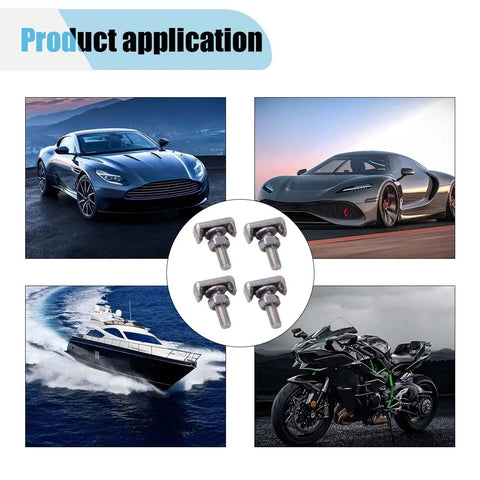 Product application showcasing Straight Up Reliable T Shaped Battery Cable Extenders Heavy Duty Premium 304 Stainless Steel T Bolt Terminal Hardware Kit.