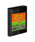 Heavy Duty Woven Weed Barrier Landscape Fabric 4ft by 50ft Black Geotextile Underlayment for Driveways and Weed Control product package