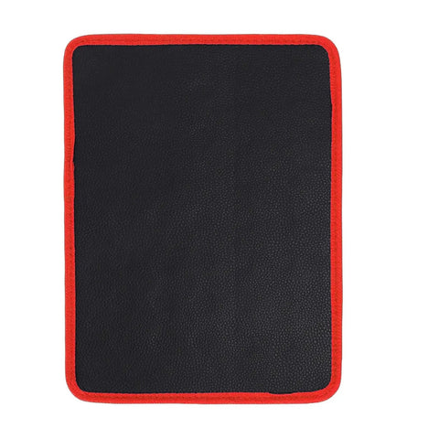 Flexible Magnetic Tool Mat 3 Pack PVC Coated For Auto Maintenance And Home Organization On Workbench And Metal Rack Strong Magnetic Surface Keeps Screwdrivers Bolts Nuts Sockets Secure, black red