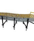 Heavy Duty Portable Conveyor Roller Stand With Adjustable Length And Height Fits Tight Spaces For Moving Big Cartons Super Smooth ABS Skate Wheels.