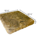 Java Stonework Stepping Stones Pack Of 2 Durable Concrete Pavers With Textured Cobblestone Finish for Outdoor Patio And Pathway