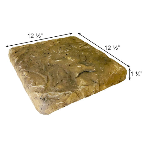 Java Stonework Stepping Stones Pack Of 2 Durable Concrete Pavers With Textured Cobblestone Finish for Outdoor Patio And Pathway