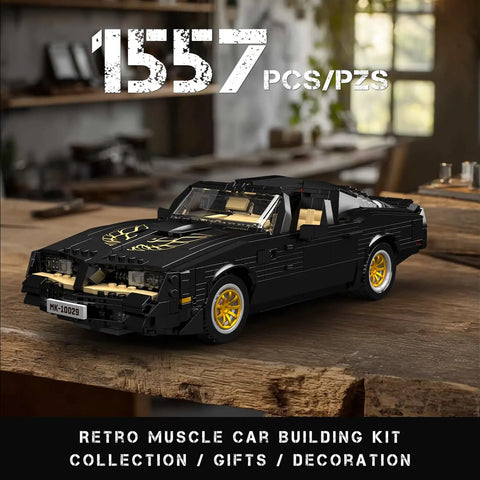 Classic Supercar Building Set With 1557 Pieces For Teens And Adults A Realistic MOC Sport Car Kit For Display Collectible