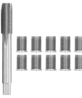 Top Grade M10x1.25 Thread Repair Tool Kit With Stainless Steel Tap And Inserts For Quick Engine Fixes Generators And Gas Pumps No More Replacing Parts, tap and inserts