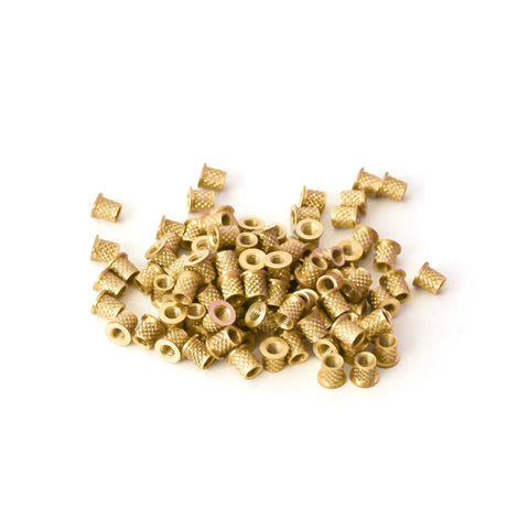 Bulletproof M3 Brass Female Thread Inserts Built Different For 3D Printers And Injection Molds Heat Sink Hardware Solid As A Rock 10000 piece bulk.