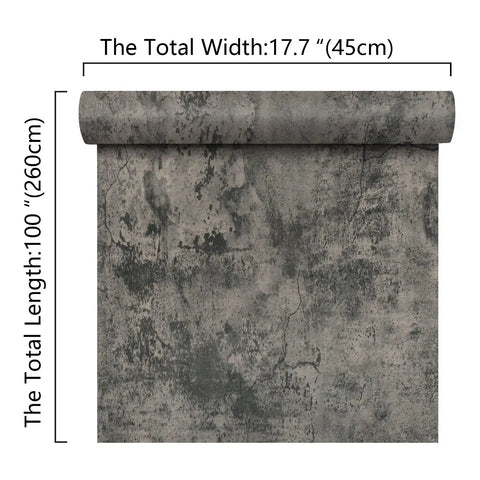 Taupe Faux Concrete Peel And Stick Contact Paper For Countertops And Cabinets, DIY Friendly Self Adhesive Vinyl Wrap, rolled out view