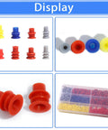 Premium Weather Pack Connectors Kit With 800 Waterproof Pin Seals And Dustproof Cavity Plugs For Heavy Duty Automotive Wiring Applications, assorted silicone plugs in organizer box