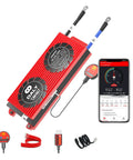 Smart BMS 4S 12V 100A LiFePO4 Battery Protection Module with UART Bluetooth monitoring and accessories