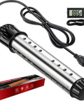 2000W Immersion Water Heater With Digital Thermometer, Quick Heat Magnesium Oxide Element, Auto Shutoff For Small Pools, Bathtubs