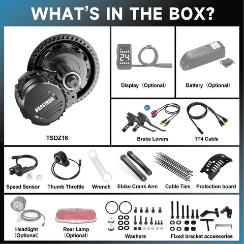 48V 1000W Mid Drive Ebike Conversion Kit With 160Nm Torque Sensor IPX6 Waterproof Upgrade Beast Mode Power Fits BB 68 To 73mm For Mountain And Road Bikes Includes Display And Optional Battery