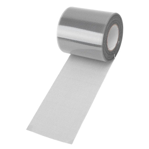 Window Screen Repair Tape, Clear Self Adhesive Mesh Patch That Sticks Like Crazy For Quick Fixes On Tents, Pools And Car Screens, Discreet Gray Patch For Seamless Repairs