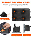 Powerful Workhorse Submersible Water Pump With Adjustable Intake, strong suction cups and mounting options for aquariums