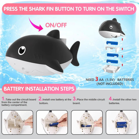Installation steps for shark pump in Three Tier Auto Water Absorbing Water Table For Toddlers Aged 3 To 5 Tot Friendly
