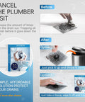 Disposable Shower Drain Hair Catcher Mesh Stickers 25 Pack Large 4.1 Inch Square Drain Covers For Bathroom Bathtub Sink And Kitchen Drains Easy Peel And Stick Keeps Hair Out Of Pipes No Clogs installation guide