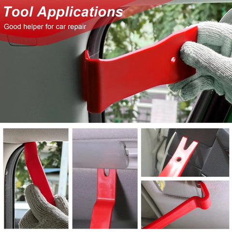 19 Piece Car Trim Removal Tool Kit With Clip Pliers And Fastener Remover Set for Door Panels used on car interiors