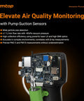 Image of Top Notch Handheld Particle Counter Featuring Pm1 Pm25 Pm10 Air Quality Monitoring And Iso Certified Aerosol Detection.
