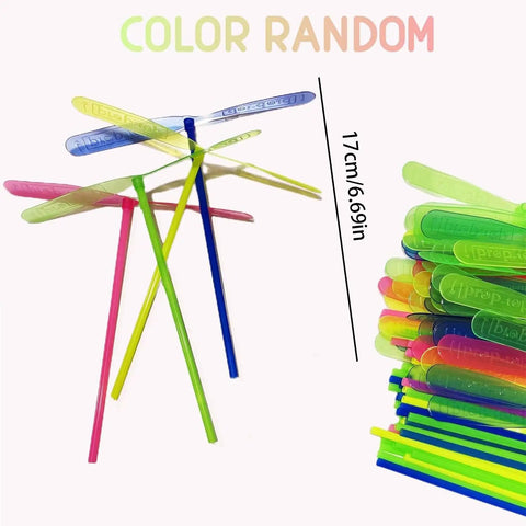 Hand Spinner Helicopter Toy For Outdoor Play And Party Favors Propeller Dragonfly Flight Durable ABS multi-color set
