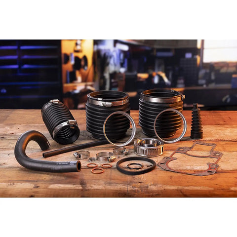 Transom Seal Repair Kit For MerCruiser Alpha One Gen II Sterndrives With Exhaust Bellows Complete Replacement Hoses Seals Gaskets Bellows And Clamps
