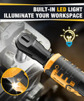 Cordless Three Eighth Inch Ratchet Wrench Packing Eighty Eight Foot Pounds Of Real Deal Power Running Smooth At Five Hundred Rpm Compatible With Dewalt Twenty Volt Batteries For Auto Shop Grind Or Weekend Mechanic Jobs Tool Only No Battery Included with built-in LED light illuminating workspace.
