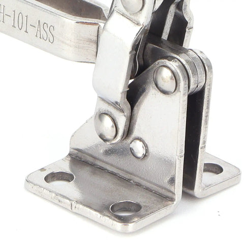 Toggle Clamp With Quick Release, Heavy Duty Stainless Steel Hand Tool For Welding Machining And Fixture Clamping, 60kg Holding Capacity, One Hand Operation stainless steel clamp base