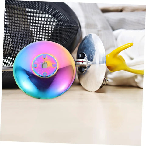 Durable Stainless Steel Fencing Foil Hand Guard For Training And Competition, multicolor guard beside fencing mask and handle