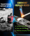 Low Temperature Universal Welding Rod Kit 24 Pcs For DIYers And Pros comparison with traditional setup