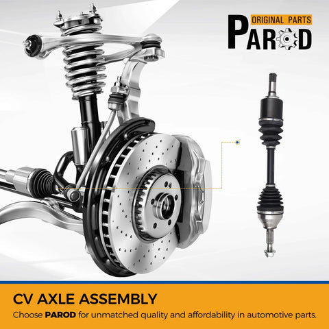 CV Axle Assembly 662286 For 2011 2019 Ford Explorer And 2013 2019 Police Interceptor Utility Front Left Driver Side Beefed Up Durable Replacement Axle Shaft With Easy Install next to vehicle suspension system