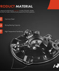 Close-up of Front Right Steering Knuckle And Wheel Bearing Hub Assembly For Toyota Corolla 2009 Through 2018 And Matrix 2009 Through 2014