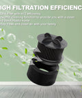 Replacement Filter Kit For Bissell Style 9 10 12 And PowerForce Bagless Vacuums Includes 2 Pack Outer Foam And Inner Filters image.