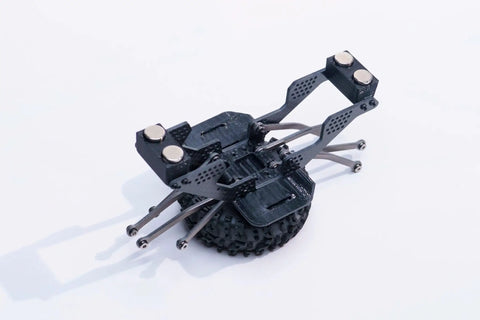 Trekker18 LCG Titanium RC Crawler Chassis Upgrade For Ascent 18 with carbon linkages, ultra strong and lightweight, TT-0019