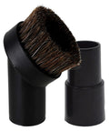 Soft Horse Hair Round Dust Brush 25mm Vacuum Attachment Replacement With One And A Quarter Inch To One And Three Eighths Inch Adapter