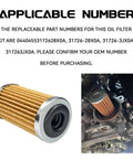 Heavy Duty Transmission Filter For Nissan Infiniti Sentra CVT Gearbox With Gasket Replacement Oil Filter Replacing OEM 0440455 31726-28X0A 31726-3JX0A Direct Fit And Easy Install For Hella Smooth Shifts image of filter and engine installation.