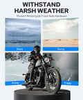Harley Front Axle Nut Covers CNC Aluminum Axle Caps for Touring Softail Dyna, weather protection display.