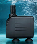 Quiet 25W Submersible Fountain Pump With 400 GPH Flow For Pond And Aquarium Filtration in water, side view