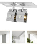 Totally Awesome Universal Adjustable Aluminum Patio Sliding Door Roller Replacement Adapter Kit With Corner Bracket For Super Easy Installation And Smooth Gliding Performance Total Home Fix Solution Compatible With Most Standard Door Tracks, aluminum rollers