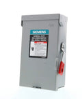 Three Phase 60 Amp 240V General Duty Indoor Non Fusible Safety Switch With Quick Make Break NEMA 1 Enclosure Steel Door