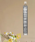 Grey double sided hanging clothes organizer bag keeps your closet hella tidy and super easy to grab what you need.