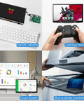 10.1 Inch HDMI Monitor With 1280x800 IPS Screen Portable VGA LCD Display used with Raspberry Pi, gaming, and printer monitoring.
