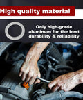 Mechanic using 12 Piece Drain Plug Crush Washer And Gasket Set for Transmission and Rear Differential Oil Seals Aluminum Construction