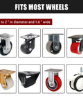 Various wheel casters suitable for Furniture Stoppers And Wheel Caster Cups Silicone Non Slip Pads Protect Floors For Sofas Beds And Chairs Fit All Wheel Sizes