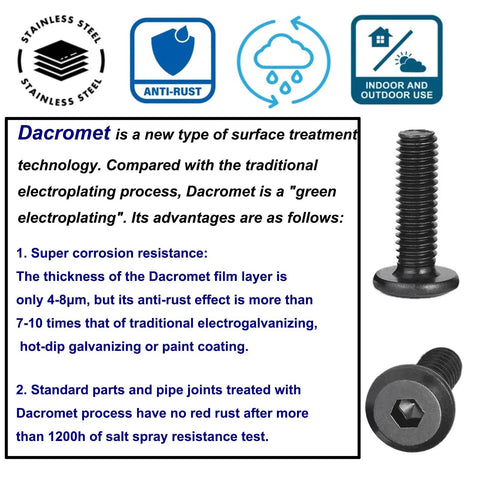 M8 X 40MM 25 Pack Flat Head Hex Socket Cap Screws Built Tough To Resist Wear In 304 Stainless Steel With Black Coating For Furniture Assembly That Finally Gets The Job Done Right on display with anti-rust features.