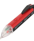 Non Contact AC Voltage Detector Pen For Quick Cable And Socket Voltage Checks Lightweight Electric Tester Tool Red And Black