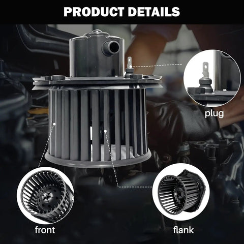Front AC Heater Blower Motor Fan For Chevy GMC Suburban Tahoe Yukon Escalade SUVs Replacement 700100 single spade connector