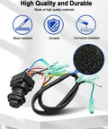 Close-up of Outboard Ignition Switch Key Assembly For 2 And 4 Stroke Motors showcasing durable materials