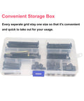 M6 Black Socket Cap Screws And Barrel Nut Hardware Kit 25 Piece Set in storage box showing varied lengths